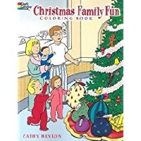 DOVER CHRISTMAS FAMILY FUN COLOR BOOK