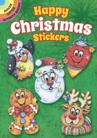 DOVER HAPPY CHRISTMAS STICKERS