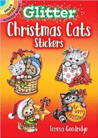 DOVER STICKER BOOK CHRISTMAS CATS