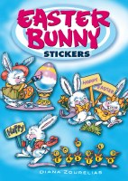 DOVER STICKER BOOK  EASTER BUNNY