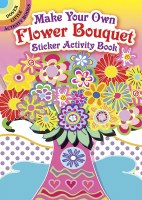 DOVER STICKER BOOK FLOWER BOUQUET