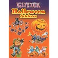 DOVER STICKER BOOK  GLITTER HALLOWEEN