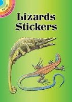 DOVER STICKER BOOK  LIZARDS