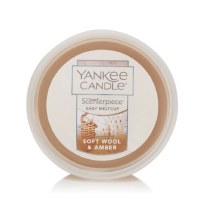 YANKEE MELTCUP SOFT WOOL & AMBER