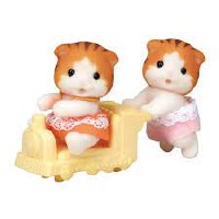 CALICO CRITTERS MAPLE CAT TWINS