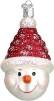 OLD WORLD CHRISTMAS CANDY COIL SNOWMAN
