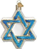 OLD WORLD CHRISTMAS STAR OF DAVID