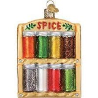 OLD WORLD CHRISTMAS SPICE RACK
