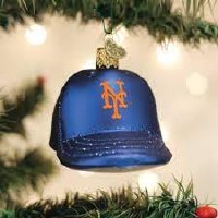 OLD WORLD CHRISTMAS NY METS BASEBALL CAP