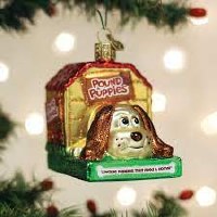 OLD WORLD CHRISTMAS POUND PUPPIES