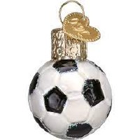 OLD WORLD CHRISTMAS MINI SOCCERBALL