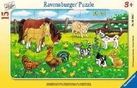 RAVENSBURGER 15PC PUZZLE FARM ANIMALS