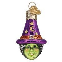OLD WORLD CHRISTMAS MINI WITCH HEAD