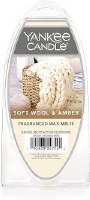 YANKEE WAXMELTS SOFT WOOL & AMBER