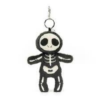 JELLYCAT SKELETON BOB BAG CHARM