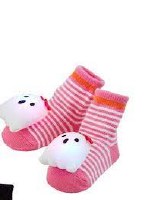 MUD PIE LIGHT UP SOCKS PINK/GHOST