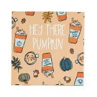 MUD PIE COCKTAIL NAPKINS HEY THERE PUMPK