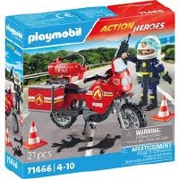 PLAYMOBIL FIRE MOTORCYCLE