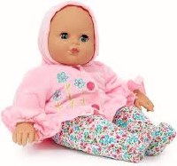 MADAME ALEXANDER 14" CUDDLES PNK HOODIE