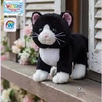 WEBKINZ BLACK & WHITE CAT