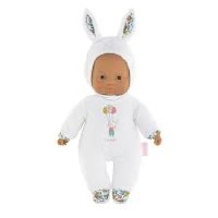 COROLLE 12" SWEET HEART BABY WHITE BUNNY