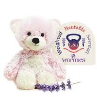 WARMIES MARSHMALLOW PINK BEAR