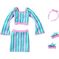 BARBIE COMPLETE LOOKS OUTFIT PINK/TEAL