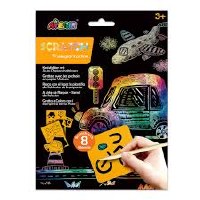 AVENIR SCRATCH W/STENCILS TRANSPORTATION