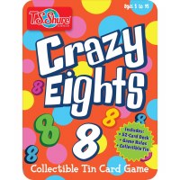 TIN CARD GAME CRAZY EIGHTS