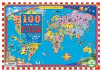 EEBOO 100PC PUZZLE WORLD MAP