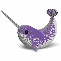 EUGY 3D CARDBOARD KIT NARWHAL