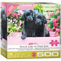 EUROGRAPHIC PUZZLE 500pc BLACK LABS