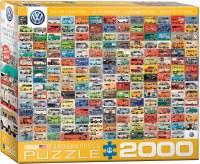 EUROGRAPHICS 2000PC PUZZLE VW BUS