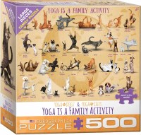 EUROGRAPHICS 500pc PUZZLE FAMILY YOGA