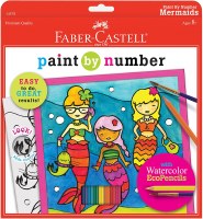 FABER-CASTELL PAINT BY NUMBER MERMAIDS