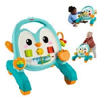 FISHER PRICE 2-IN-1 MUSICAL PENGUIN WALK