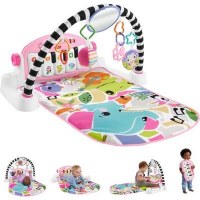 FISHER PRICE KICK & PLAY GYM PINK