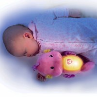 FISHER PRICE SOOTH & GLOW SEAHORSE PINK