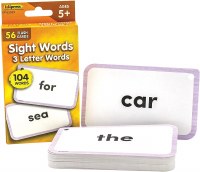 FLASH CARDS 3 LETTER SIGHT WORDS