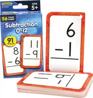 FLASH CARDS SUBTRACTION 0-12