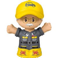FP LITTLE PEOPLE MAN W/CONSTRUCTION HELM
