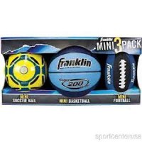 FRANKLIN SET/3 MINI SPORT BALLS