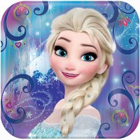 FROZEN 9" SQUARE PLATES