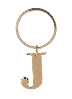 GANZ GOLD KEYRING J