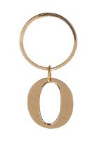 GANZ GOLD KEYRING O
