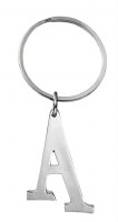 GANZ SILVER KEYRING A