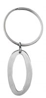 GANZ SILVER KEYRING O