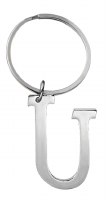 GANZ SILVER KEYRING U