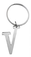 GANZ SILVER KEYRING V