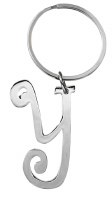 GANZ SILVER KEYRING Y